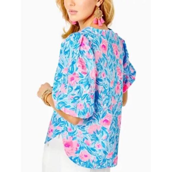 Lilly Pulitzer Ivee Top XS - Picture 2 of 6
